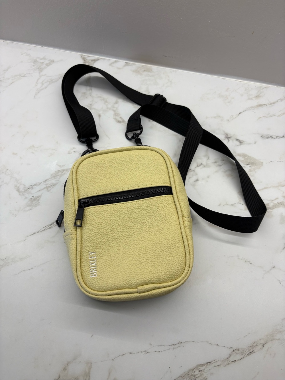Pastel Yellow Crossbody- Brixley Bags